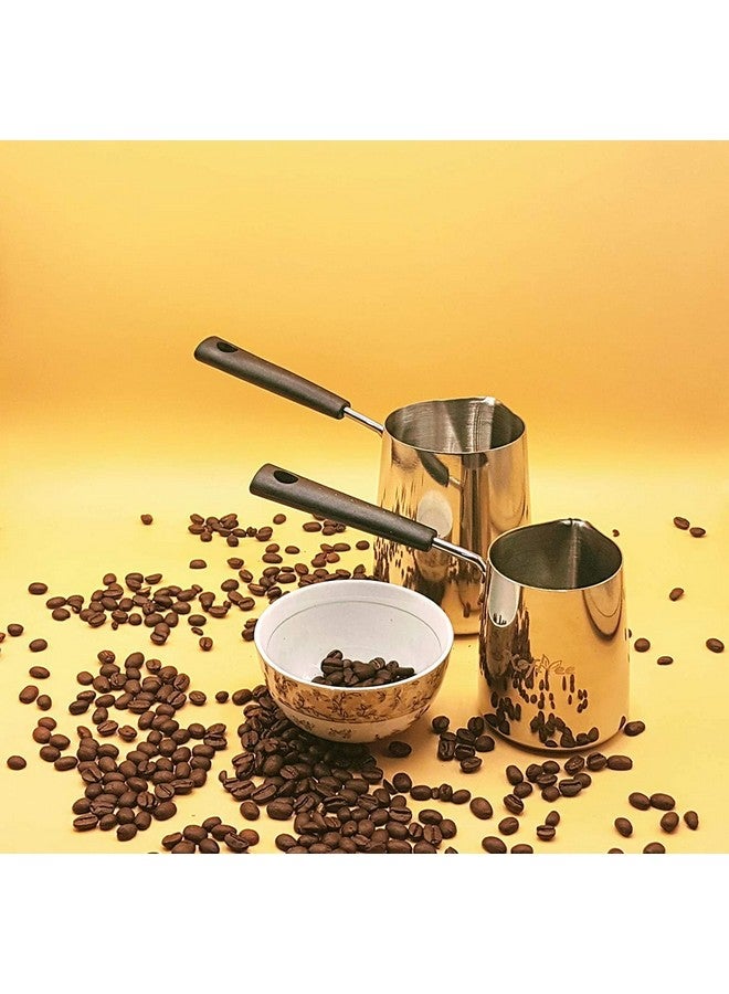 3d Creations Coffee Pot, Greek Coffee Pot, Hot Chocolate Pot, Cezve, Ibrik, Briki, Milk Warmer, Butter and Chocolate Melting Pot, Percolator, contemporary design capacity (1000) - Image 3
