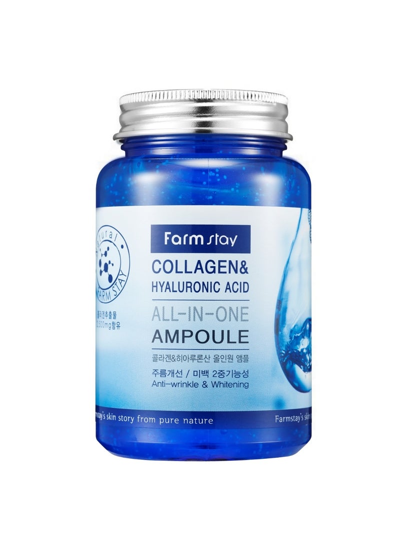 Farm Stay Collagen & Hyaluronic Acid All In One Ampoule 250ml - Image 1