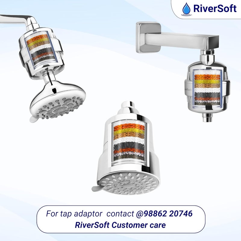 RiverSoft SFC-15 PRO Shower Filter Cartridge with 15 Stage | (PP, White, Pack of 2, Cartridge only) - Image 4