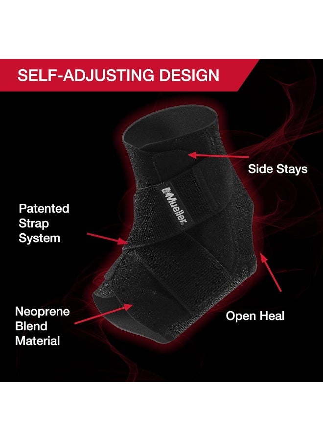 Mueller Adjustable Ankle Stabilizer Black | Support for Sprains, Weak or Arthritic Ankles, One Size, 1-Stabilizer - Image 5