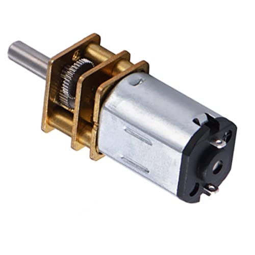 Lagogia 6V 500RPM Micro DC Gear Speed Reduction Motor with Full Metal Gearbox Motor GA12-N20 3mm Shaft for Robot Models, RC Cars, DIY Toys, Pack of 1 - Image 3