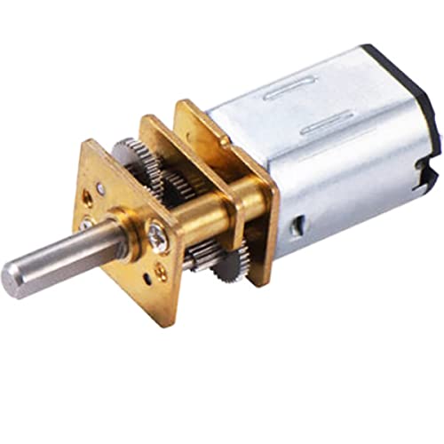 Lagogia 6V 500RPM Micro DC Gear Speed Reduction Motor with Full Metal Gearbox Motor GA12-N20 3mm Shaft for Robot Models, RC Cars, DIY Toys, Pack of 1 - Image 1