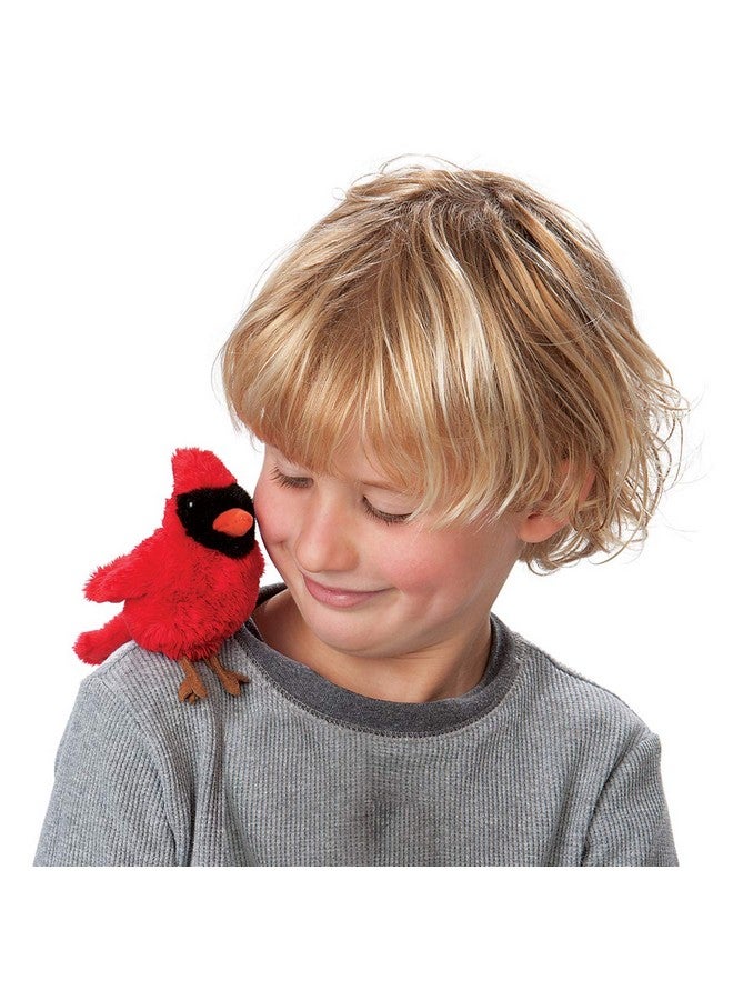Folkmanis Mini Cardinal Finger Puppet, Red, 1 EA - Image 3