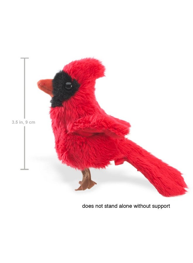 Folkmanis Mini Cardinal Finger Puppet, Red, 1 EA - Image 4