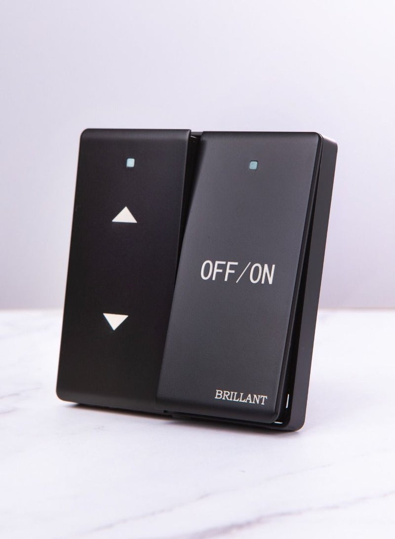 BRILLANT Electric window switch modern black brilliant - Image 1