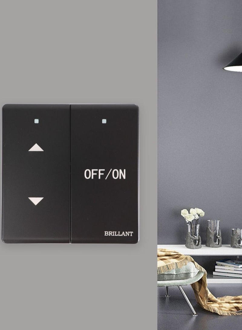 BRILLANT Electric window switch modern black brilliant - Image 2