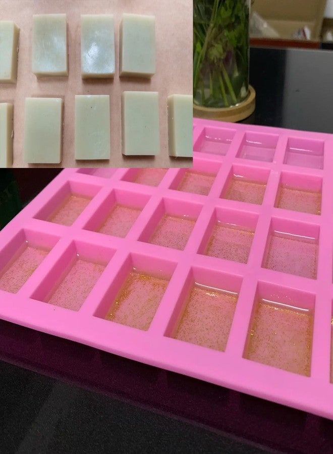 YIMINGMOLD قوالب حلوى مستطيلة من السيليكون من YIMINGMOLD، تحتوي على 24 تجويفًا، لصنع ألواح الطاقة بالكراميل. - Image 4