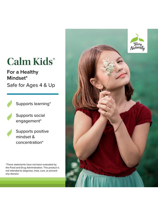Terry Naturally Calm Kids - Calm Child Supplement - Brain Health Supplement for Focus, Memory & Concentration - Attention Support for Kids - Support Learning & Concentration - 60 Capsules (Pack of 2) - Image 3