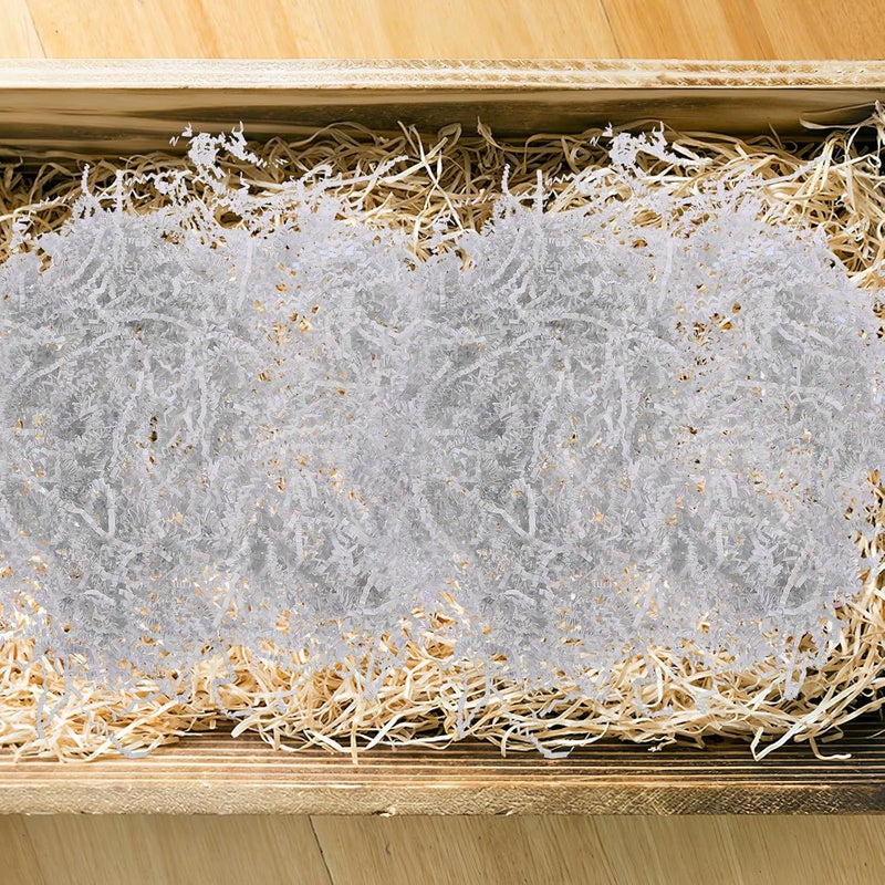 WOONEKY Raffia Paper Shred Filler 100g Bag Crinkle Packing Paper for Basket Stuffing and Box Filling for Packaging and Shipping - Image 5