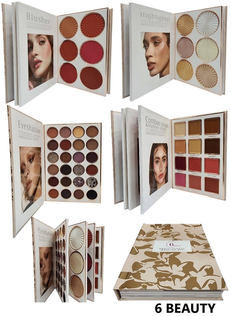 6 BEAUTY Professional Make UP Kit  - Image 1