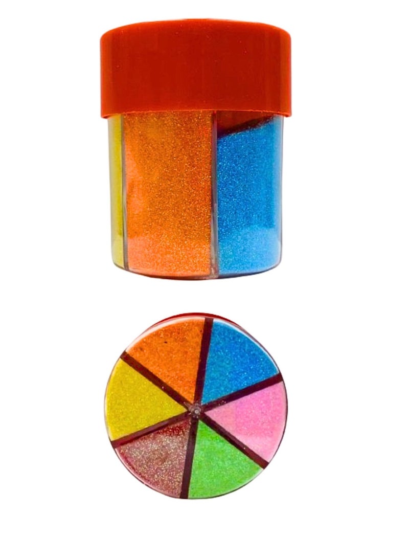 Sadaf برطمانات هزازة لامعة، مسحوق لامع للعبة السلايم، تزيين القصاصات، الجسم، الوجه، دعوات الحفلات، الحرف، تزيين المهرجانات - ألوان متنوعة 60 جرام - Image 3