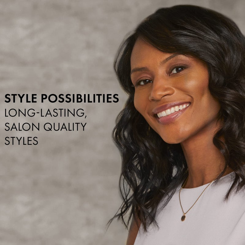 HOT TOOLS Pro Artist Black Gold Ionic 1 1/4 Inch Flat Iron - Use as Straightener for Sleek Straight Hair or Use Rounded Edges for Shiny Curls and Waves, Stylist-Preferred Styles - Image 2