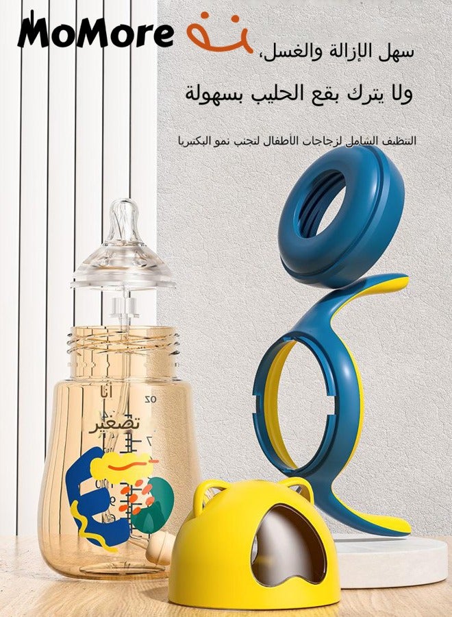 Minitutu Baby Feeding Bottle 300ml(10oz) With Handle, Closer to Nature Baby Bottle, 9M+ - Image 5