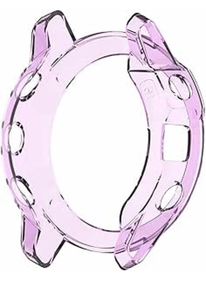 TPU Transparent Purple Watch Case Lightweight Scratch Protection Precise Cutout - Image 1
