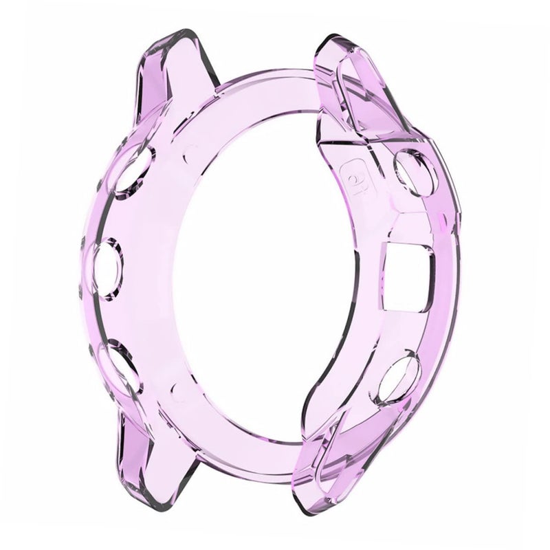 TPU Transparent Purple Watch Case Lightweight Scratch Protection Precise Cutout - Image 2
