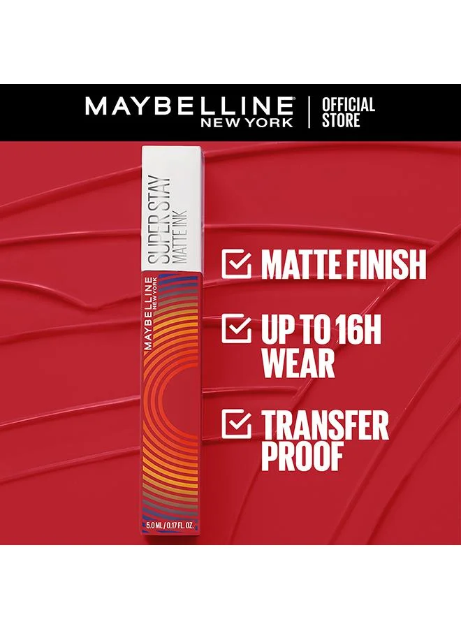 MAYBELLINE NEW YORK Superstay Matte Ink Lipstick - Music Collection Limited Edition (15, Lover)