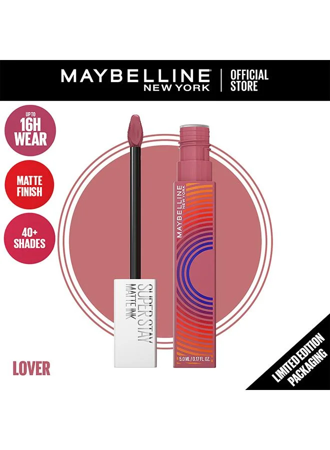MAYBELLINE NEW YORK Superstay Matte Ink Lipstick - Music Collection Limited Edition (15, Lover)