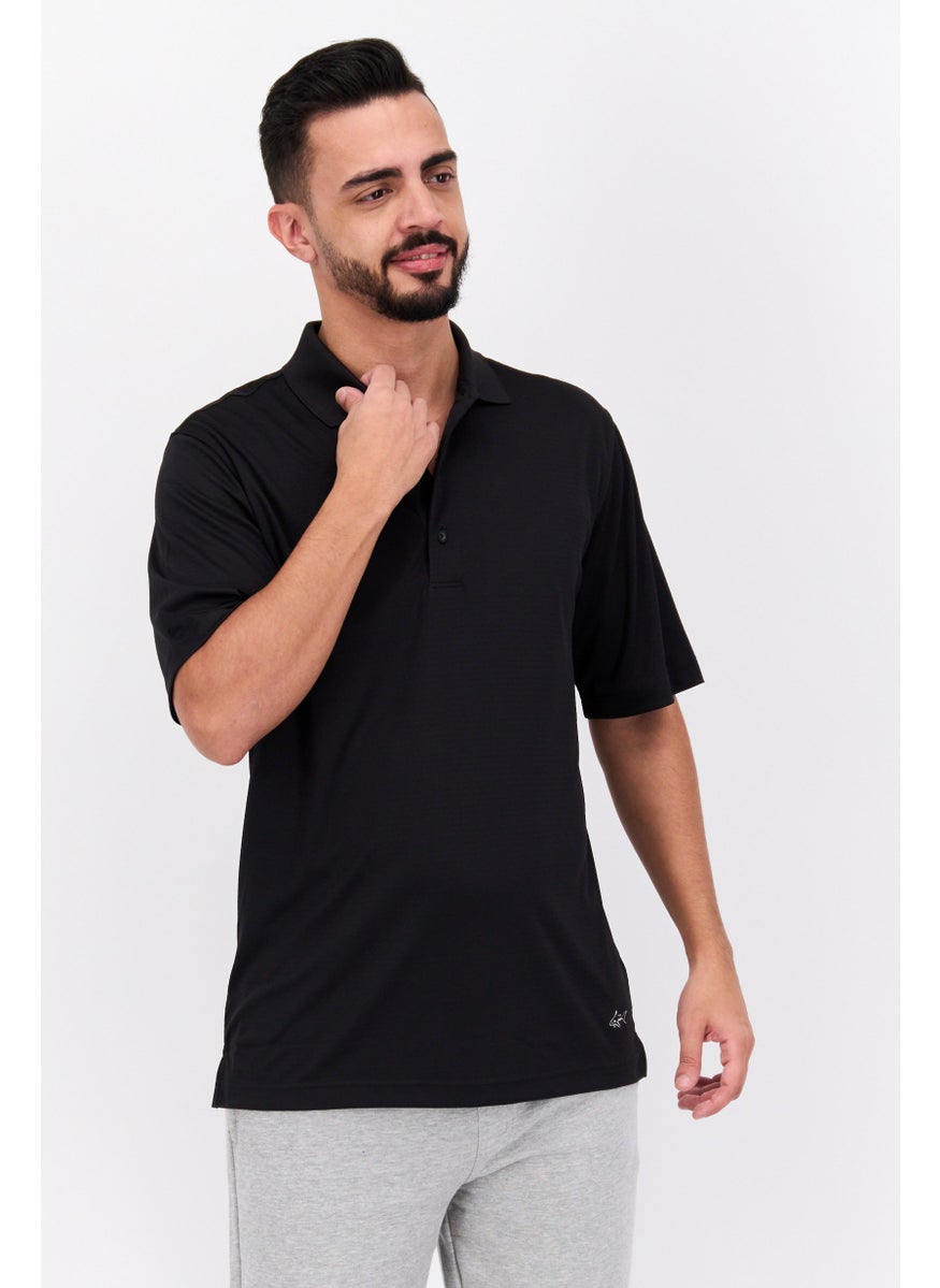 Men Regular Fit Plain Short Sleeves Polo, Black - pzsku/Z685C4C1C596E4AAC42E9Z/45/_/1737643061/8d2875a5-2ced-474f-a07f-b3acecac3a1c