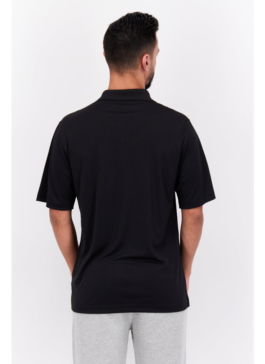 Men Regular Fit Plain Short Sleeves Polo, Black - pzsku/Z685C4C1C596E4AAC42E9Z/45/_/1737643087/b62b9c65-1c06-410e-a19a-6316f0b840a9