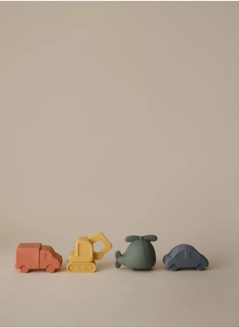 mushie Mushie Bath Toy Play Set - Vehicles