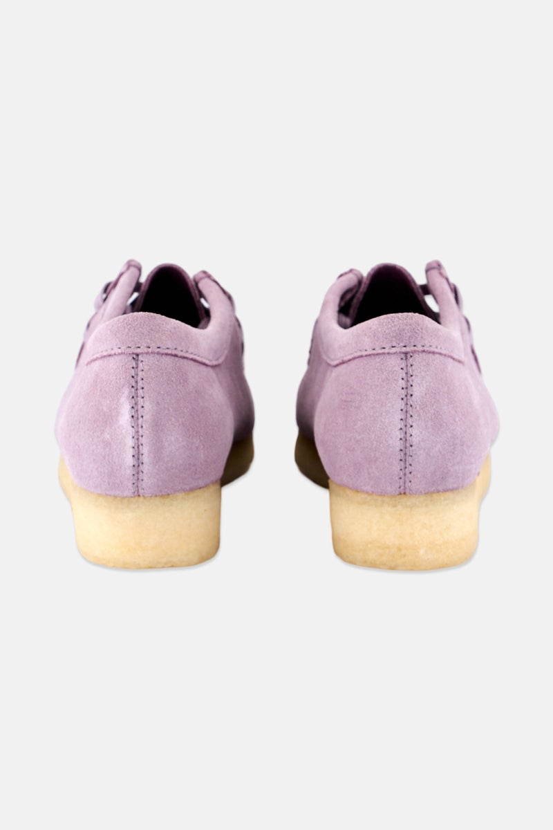 clarks Women Standard Wallabee Suede Lace Up Shoes, Purple  - Image 2