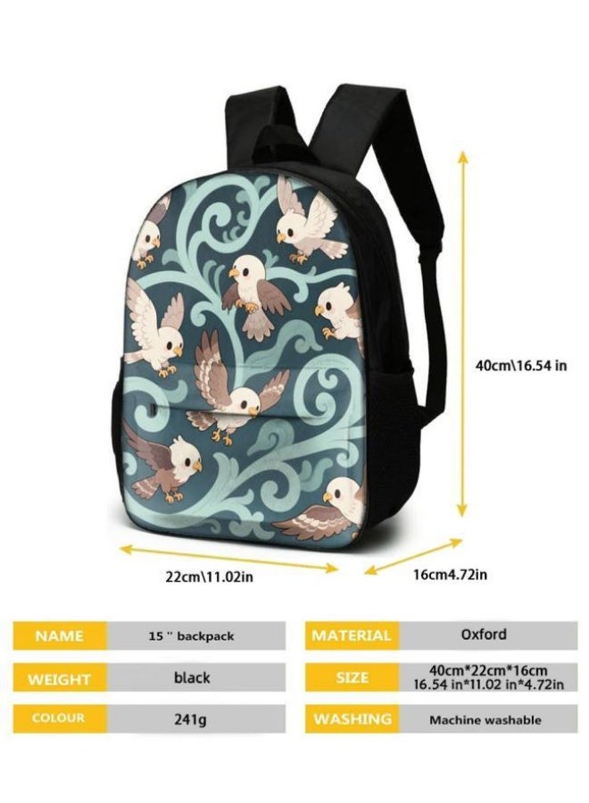 Bright Li Fire popular new cute cartoon print, three-piece practical bag combination (students, children, friends outings, mountain climbing, etc. can be used) - 117 - Image 5