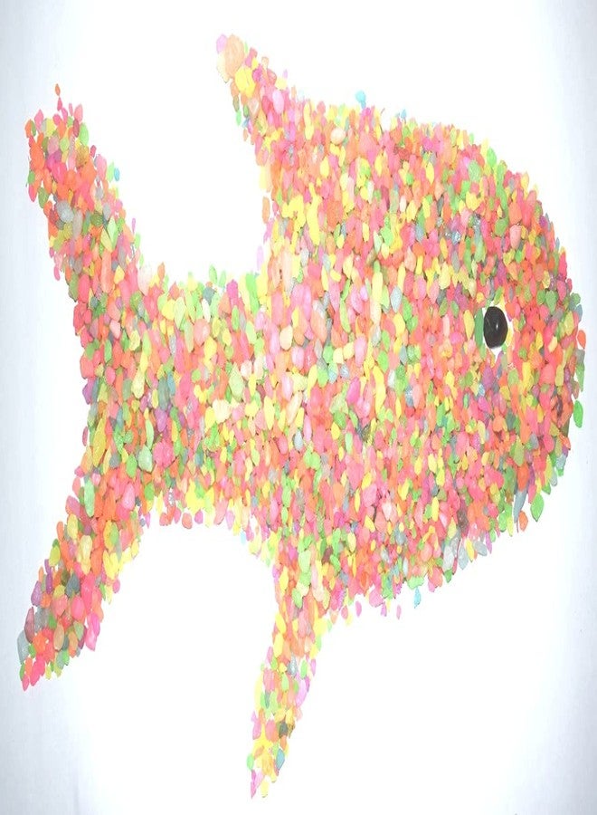 Power Stone Decorative Glossy Aquarium Water Mix Multi Colored Fluorescent Gravel Stone Pebbles Chips for Fish Tank Aquarium & Home Decor (Multicolor, 1 Kg) - Image 4