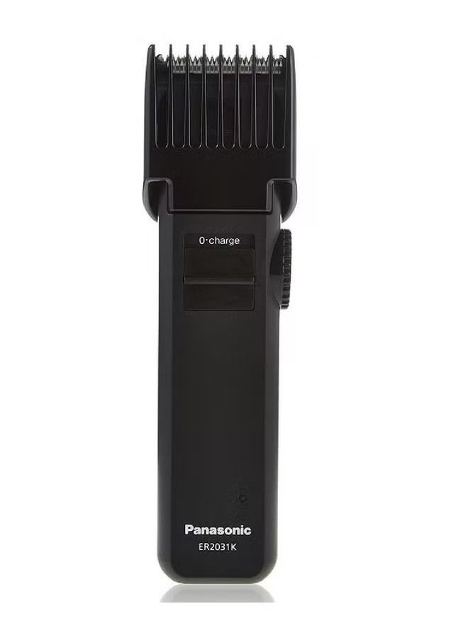 Rechargeable Wet/Dry Beard & Hair Trimmer, 12 Cutting lengths Black - Image 1