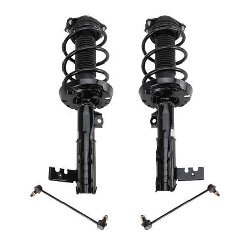 TRQ Front Suspension Kit Complete Strut & Coil Spring Assembly Sway Bar Stabilizer Link Compatible with 2018-2021 Chevrolet Equinox GMC Terrain - Image 1