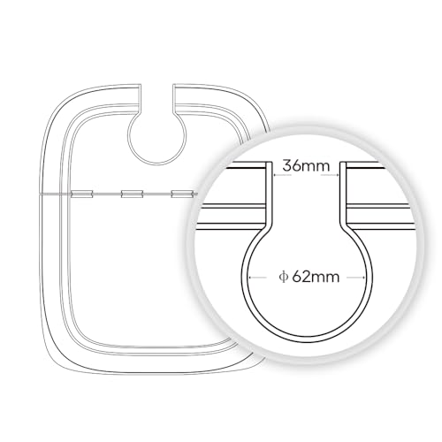 EVERIE حاوية إيفيري للسو فيد سعة 12 كوارت مع غطاء قابل للطي ورف مدمج قابل للإزالة متوافق مع أنوفا نانو AN400 و AN500-US00 و إنستانت بوت و بريفيلي جول سو فيد طباخ - Image 3