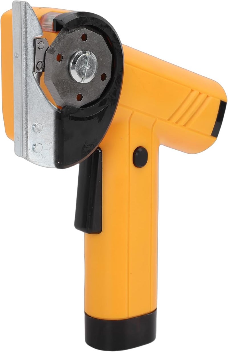 GOWENIC Electric Cardboard Cutter LED Light System Powerful Motor Portable Scissors for Home ProjectsCordless Electric Scissors for Home and Packaging Tasks (Yellow) - Image 4