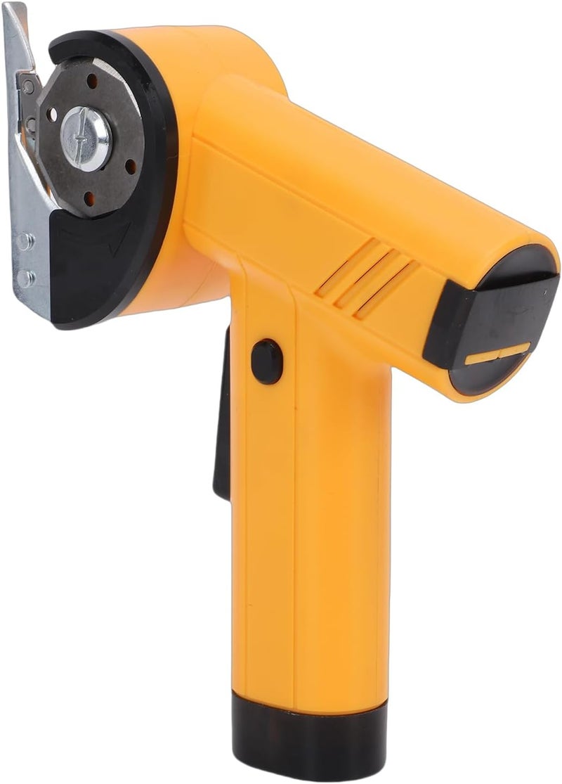 GOWENIC Electric Cardboard Cutter LED Light System Powerful Motor Portable Scissors for Home ProjectsCordless Electric Scissors for Home and Packaging Tasks (Yellow) - Image 1