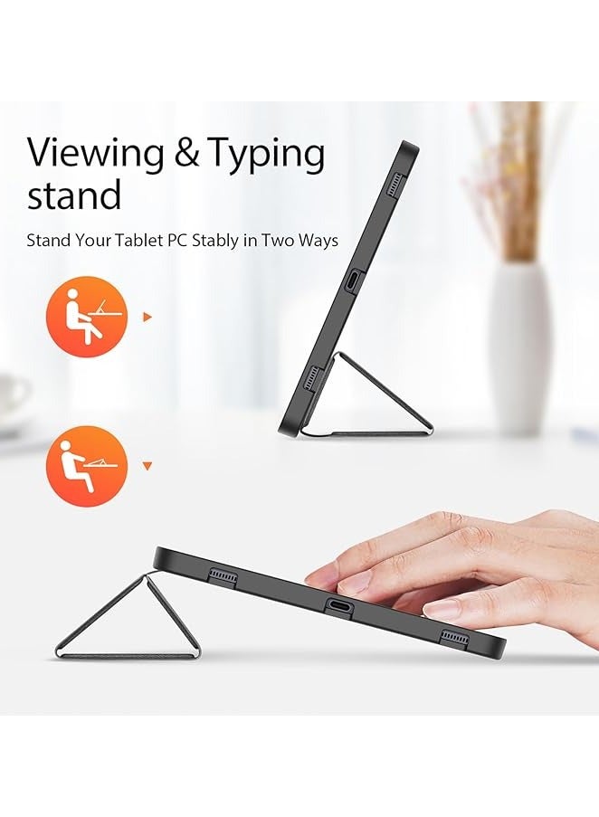 General Case for Samsung Galaxy Tab S9 Plus 12.4 Inch 2023(SM-X810/X816B/X818U), Slim Stand Protective Cover with Soft TPU Back [Auto Wake/Sleep] Support S Pen,Black  - Image 2