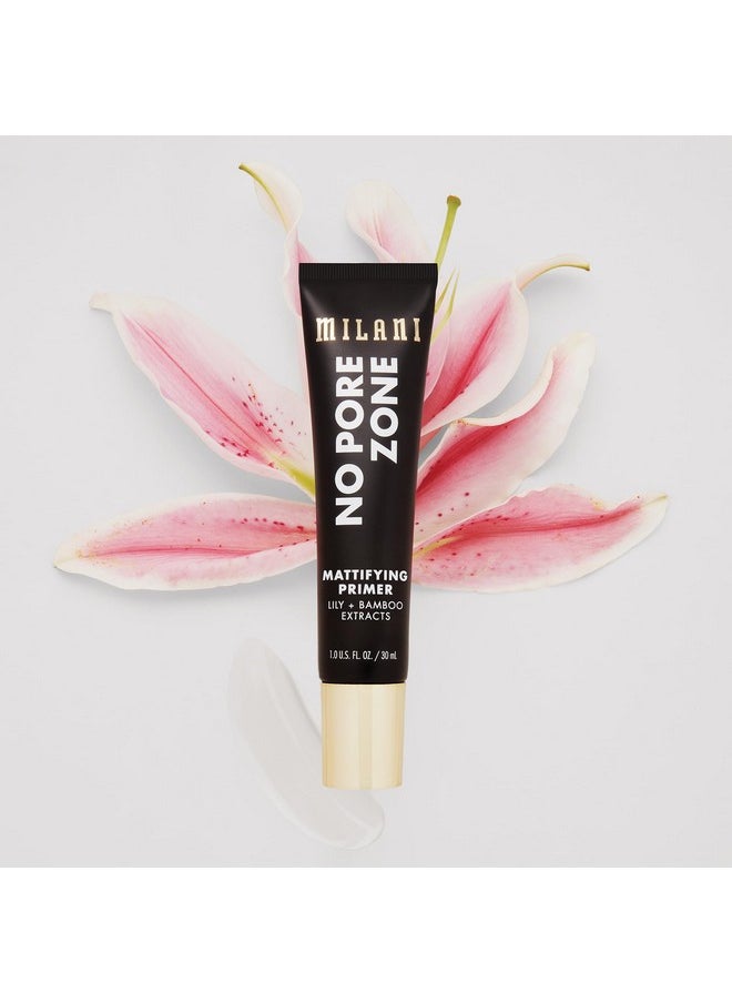 MILANI - No Pore Zone Mattifying Primer For Makeup (1.0 Floz.) Matte Face Primer For Oily Skin - Image 1