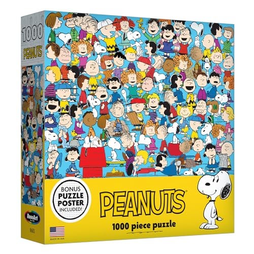 RoseArt - Peanuts - Cast of Characters - 1000 Piece Jigsaw Puzzle for Adults - Image 2