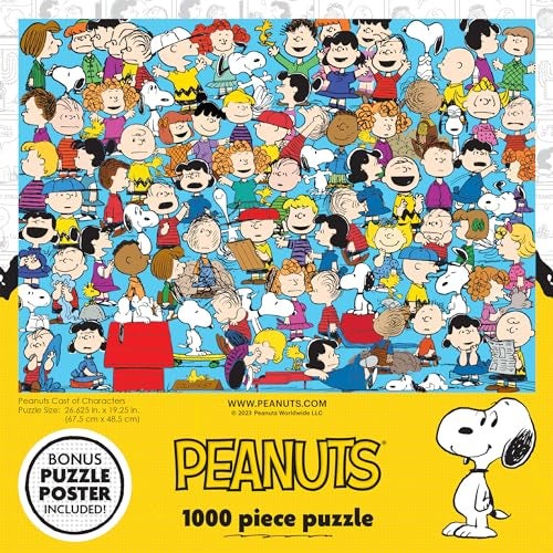 RoseArt - Peanuts - Cast of Characters - 1000 Piece Jigsaw Puzzle for Adults - Image 5