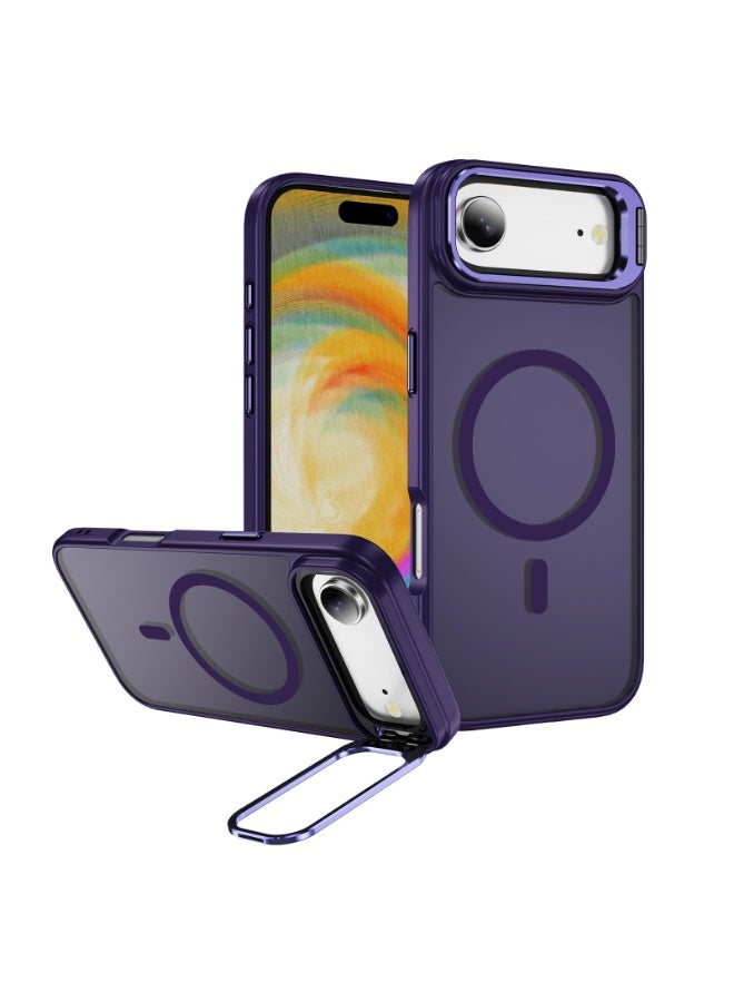 عام for iPhone 17 Air Case Compatible with Magsafe Accessories, Magnetic Translucent Phone Case for iPhone 17 Air with Hidden Lens Stand - Image 1
