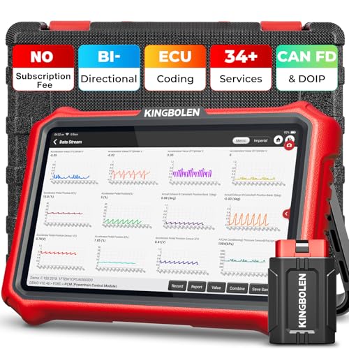 KINGBOLEN K8 Pro OBD2 Scanner Bluetooth 2026 Bidirectional Scan Tool with Lifetime No Subscription Update 8 All System Diagnostic Tool ECU Code 34 Reset CANFDDOIP VAG Guide FCA AutoAuth - Image 1