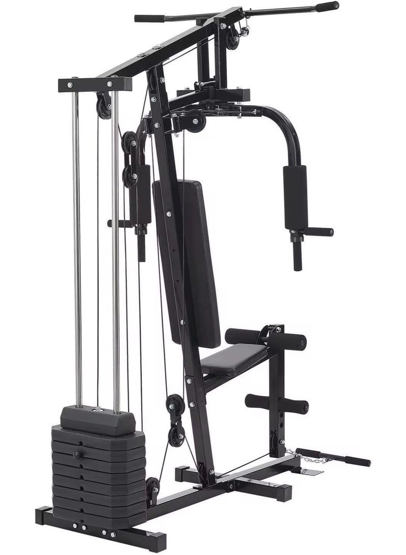 سبورت كيو جهاز جيم منزلي متعدد الوظائف SportQ® | محطة تمارين شاملة للصدر والظهر والذراعين والساقين مع أوزان مدمجة ونظام بكرات قوي – جهاز فتنس متكامل للمنزل وزن 100 رطل - Image 2