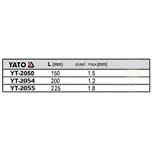 Yato Yato YT2055 Tower Pincers 9inchPlier ToolsPlier for HomePlier KnifeIndustrial ToolsCrVNickel FinishHome ToolsCombination PlierInsulatedRedSilverElectricalDIN 5748HRC 4348  - Image 3
