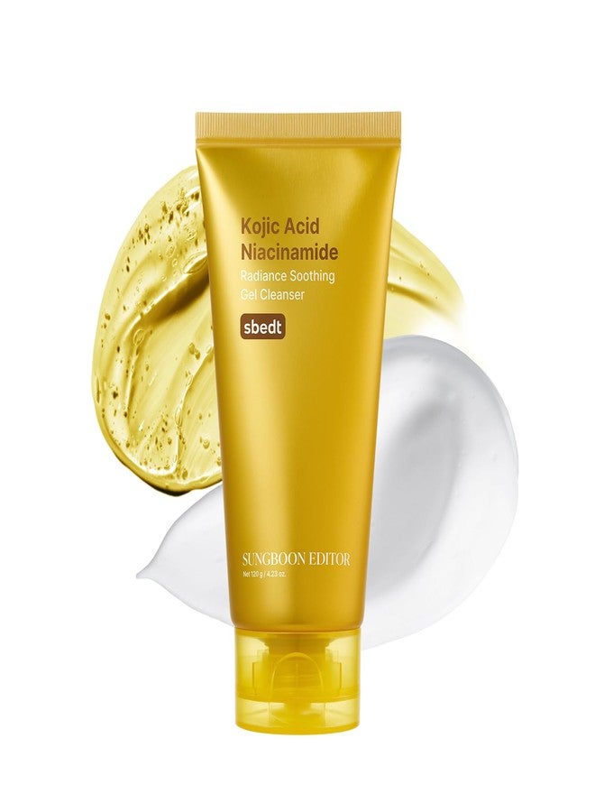 SUNGBOON EDITOR [Original Kojic Acid Niacinamide Radiance Soothing Gel Cleanser | Brightening Korean Face Wash with Turmeric for Dark Spots, Glass Skin & Gentle Deep Pore Cleansing - Image 1