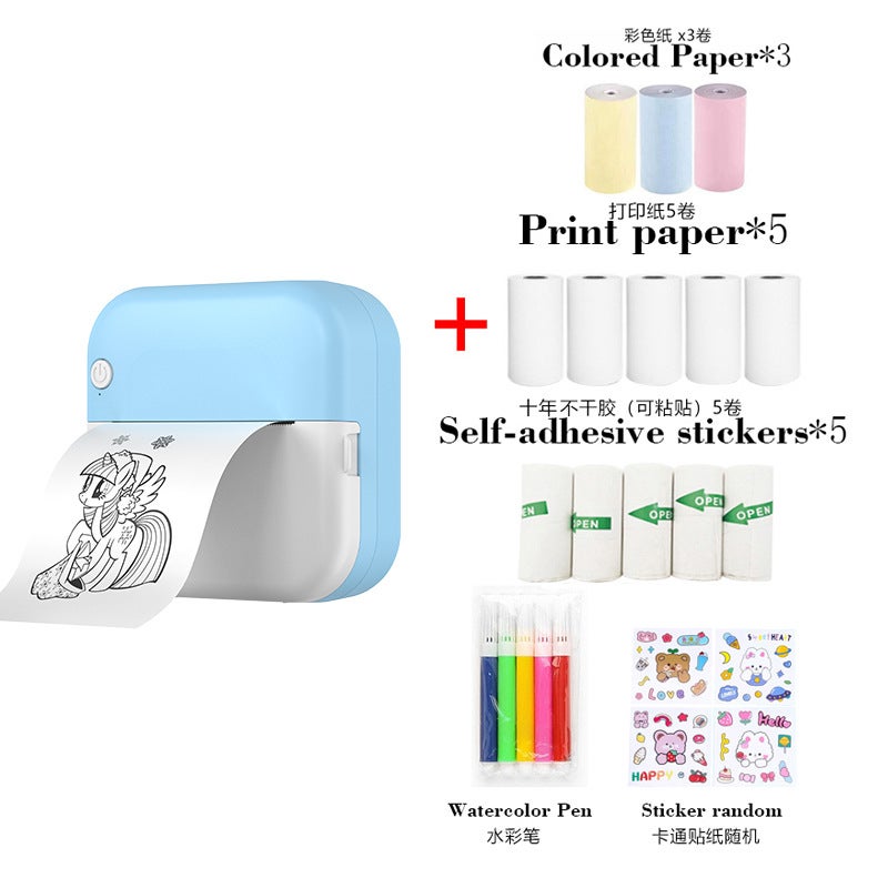 Mini Bluetooth Thermal Printer for Photos and Notes - Portable Wireless Printer Compatible with iOS &  Android - Image 1