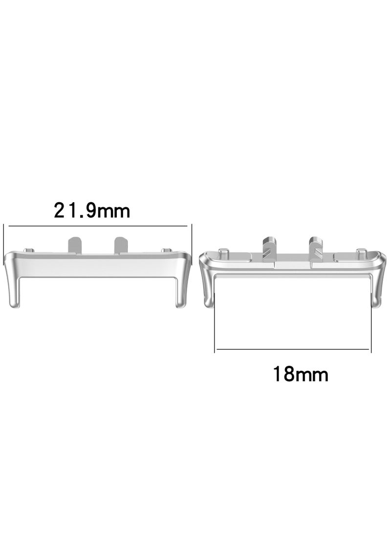 1 Pair Adapter For Samsung Galaxy Fit3 SM-R390 Watchband Strap Connector Bracelet 316L Stainless Steel Accessories - Image 3