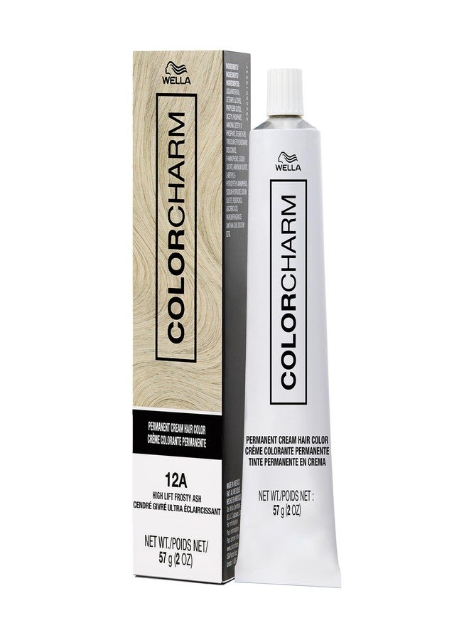 COLORCHARM Permanent Cream Hair Color, 12A High Lift Frosty Ash, 2 oz. - Image 1