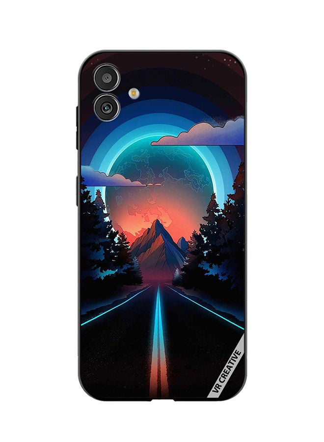 VR CREATIVE Protective Case Cover For Samsung Galaxy F14 Road To Paradise Design Multicolour - Image 1