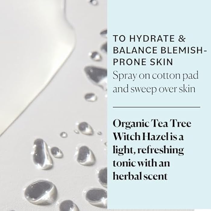 Sky Organics Organic Tea Tree & Witch Hazel for Face, Purifying Facial Toner to Hydrate, Soothe, Cleanse and Balance Blemish-Prone Skin, Helps Minimize The Appearance of Pores, 8 fl oz webook - Image 3