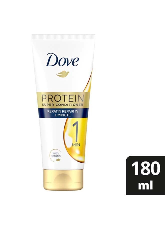 Dove بلسم بروتين سوبر يصلح الشعر التالف في دقيقة واحدة مع الكيراتين - Image 3