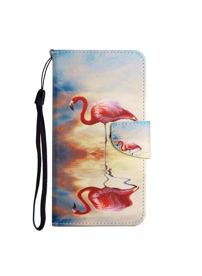 Zaboon Case For iPhone 13 Pro Max Painted Pattern Horizontal Flip Leather Case with Holder & Card Slot & Wallet - Image 2