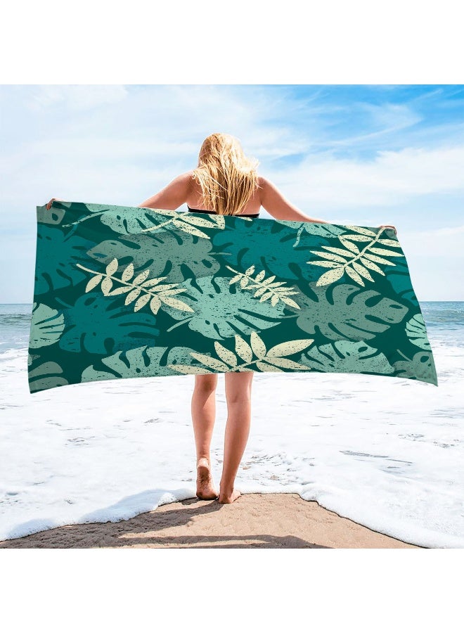 آنا مناشف شاطئ سريعة الجفاف 3D من الألياف الدقيقة - Image 1