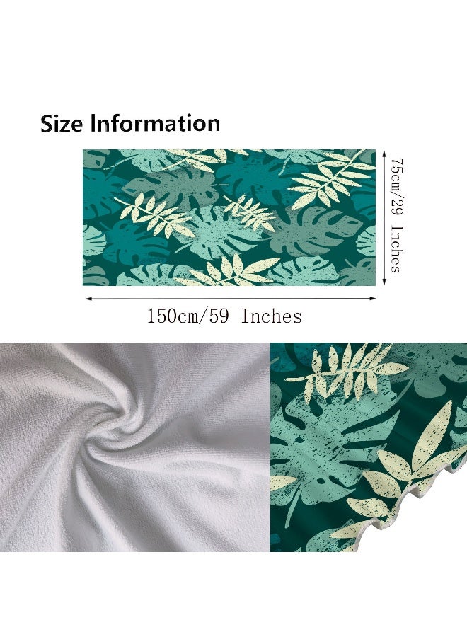 آنا مناشف شاطئ سريعة الجفاف 3D من الألياف الدقيقة - Image 2